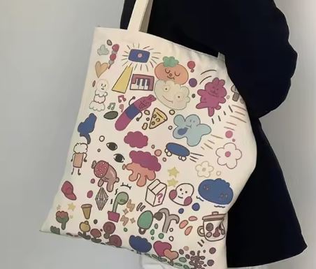 Lanwan Reusable Canvas Bag - Stylish and Durable