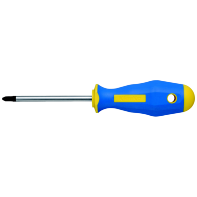 Single-Face Slotted Screwdriver – Ergonomic Grip, Heavy-Duty Steel Shaft